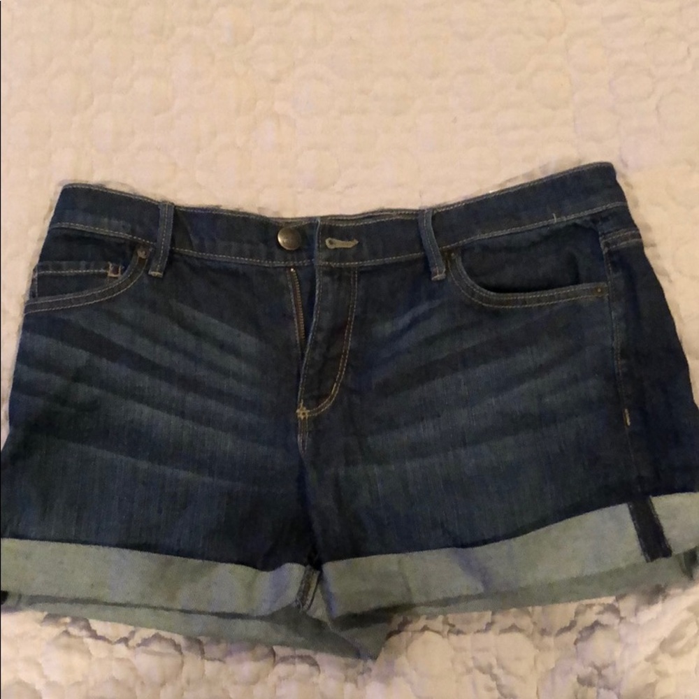 Ann Taylor Loft Denim Roll Short